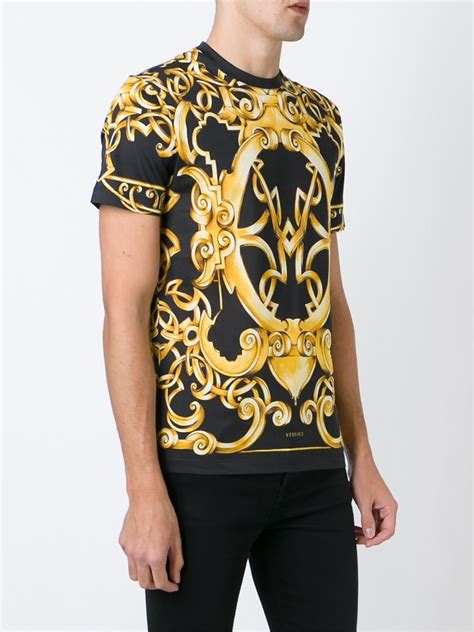 versace v neck t shirt.